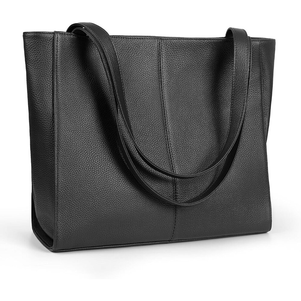 Versatile Genuine Leather Tote Bag With Multiple Pockets - Perfect Gift Choice